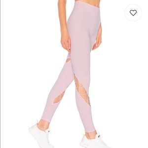 Love wave pink yoga pants